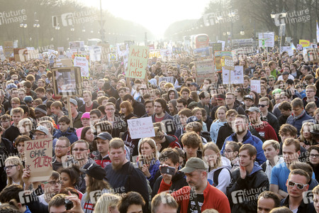 Demonstration gegen Urheberrechtsreform der EU in Berlin