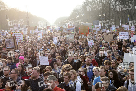 Demonstration gegen Urheberrechtsreform der EU in Berlin