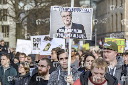 Demonstration gegen Urheberrechtsreform der EU in Berlin