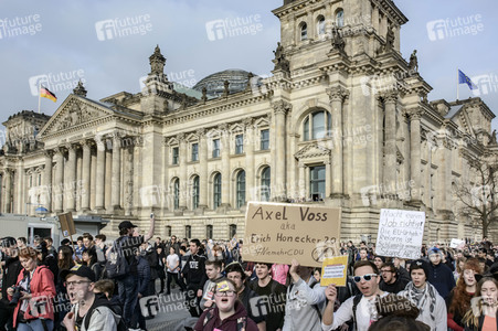Demonstration gegen Urheberrechtsreform der EU in Berlin