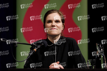 Thea Dorn und Fritzi Haberlandt auf der lit.Cologne 2019 in Köln