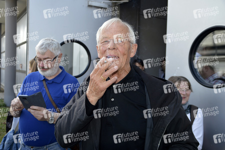Julian Weigend und Rolf Becker auf der Leipziger Buchmesse 2019