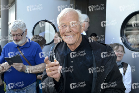 Julian Weigend und Rolf Becker auf der Leipziger Buchmesse 2019