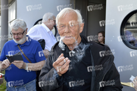 Julian Weigend und Rolf Becker auf der Leipziger Buchmesse 2019