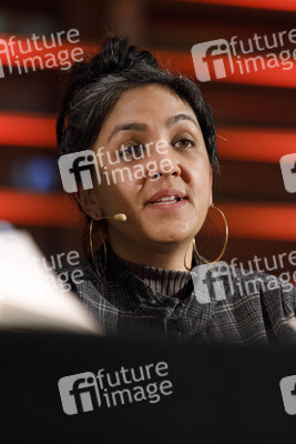 Preti Taneja und Katja Riemann auf der lit.Cologne 2019 in Köln