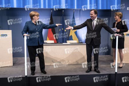 Eröffnungsrundgang der Kanzlerin auf der Hannover Messe 2019