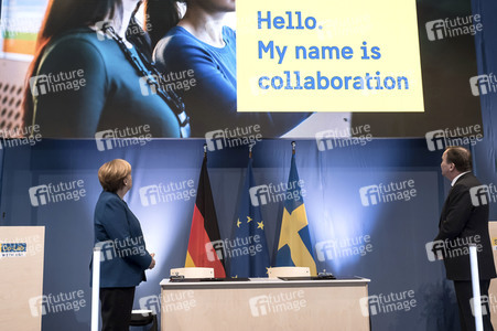 Eröffnungsrundgang der Kanzlerin auf der Hannover Messe 2019