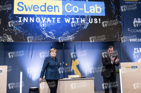 Eröffnungsrundgang der Kanzlerin auf der Hannover Messe 2019