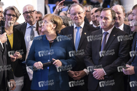 Eröffnungsrundgang der Kanzlerin auf der Hannover Messe 2019