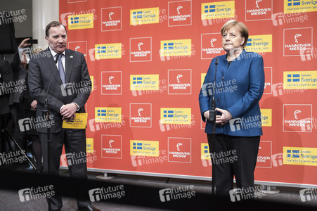 Eröffnungsrundgang der Kanzlerin auf der Hannover Messe 2019
