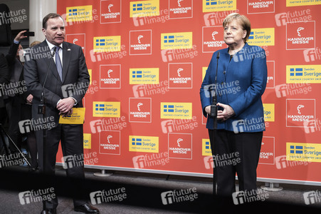 Eröffnungsrundgang der Kanzlerin auf der Hannover Messe 2019