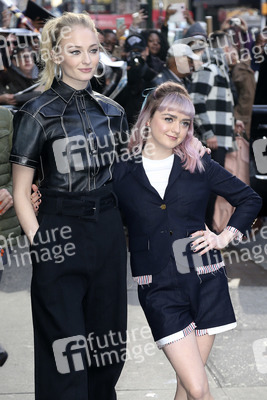 Sophie Turner und Maisie Williams in der Nachrichtensendung 'Good Morning America' in New York