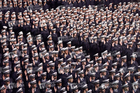 Vereidigung von Kommissaranwärtern in Köln