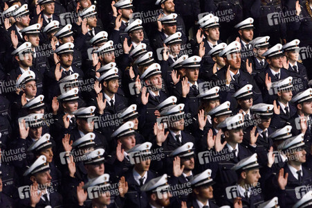 Vereidigung von Kommissaranwärtern in Köln