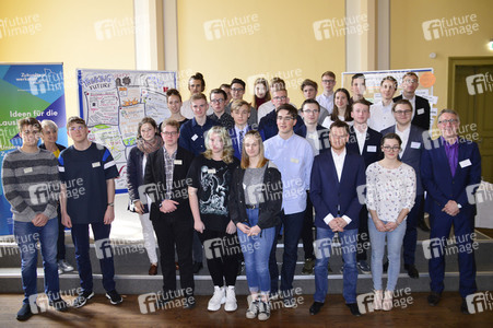 Ministerpräsident Michael Kretschmer bei einem Schülerworkshop in Görlitz