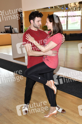 Ulrike Frank trainiert für 'Let's Dance' in Berlin