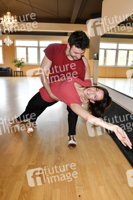 Ulrike Frank trainiert für 'Let's Dance' in Berlin