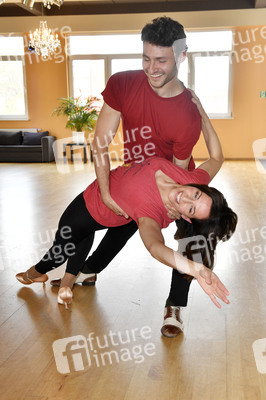 Ulrike Frank trainiert für 'Let's Dance' in Berlin