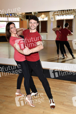 Ulrike Frank trainiert für 'Let's Dance' in Berlin