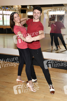 Ulrike Frank trainiert für 'Let's Dance' in Berlin
