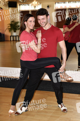 Ulrike Frank trainiert für 'Let's Dance' in Berlin