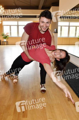 Ulrike Frank trainiert für 'Let's Dance' in Berlin
