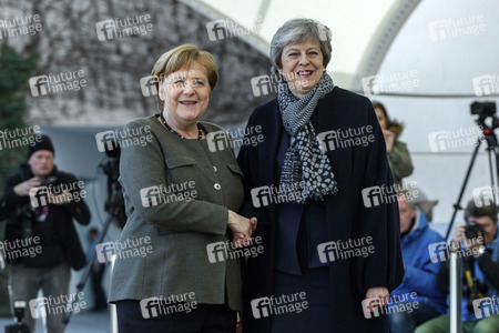 Theresa May zu Brexit Gespräch in Berlin