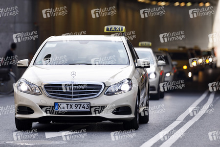 Taxi-Protest in Köln