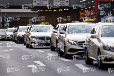 Taxi-Protest in Köln