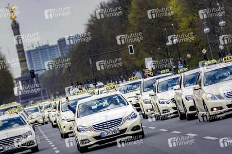 Taxi-Protest in Berlin