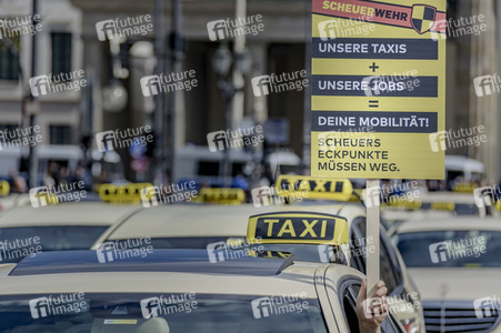 Taxi-Protest in Berlin