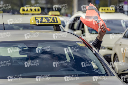 Taxi-Protest in Berlin
