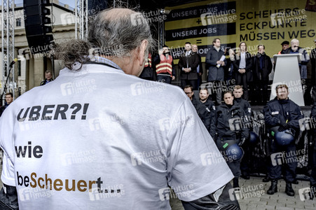 Taxi-Protest in Berlin