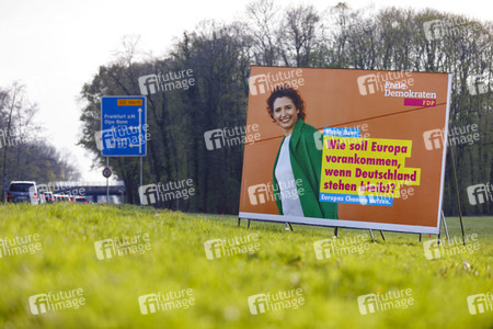 Wahlplakate zur Europawahl in Köln