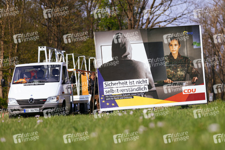 Wahlplakate zur Europawahl in Köln