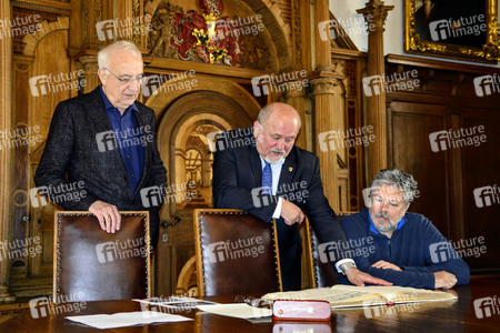 Fritz Pleitgen und Michail Pawlowitsch Schischkin in Görlitz
