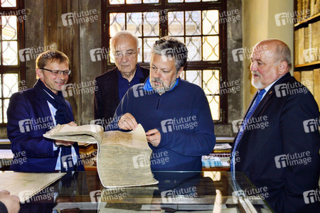 Fritz Pleitgen und Michail Pawlowitsch Schischkin in Görlitz