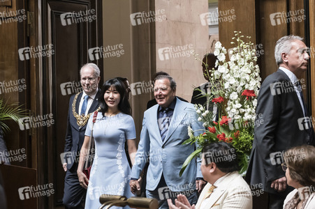 Empfang zum 75. Geburtstag von Gehard Schröder in Hannover