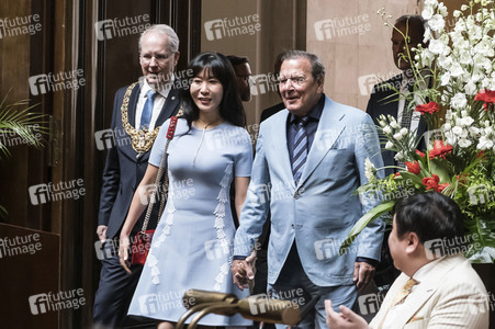 Empfang zum 75. Geburtstag von Gehard Schröder in Hannover