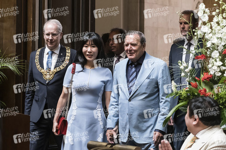 Empfang zum 75. Geburtstag von Gehard Schröder in Hannover