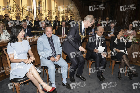 Empfang zum 75. Geburtstag von Gehard Schröder in Hannover