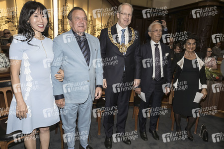 Empfang zum 75. Geburtstag von Gehard Schröder in Hannover