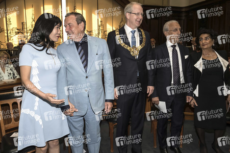 Empfang zum 75. Geburtstag von Gehard Schröder in Hannover