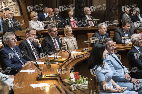 Empfang zum 75. Geburtstag von Gehard Schröder in Hannover