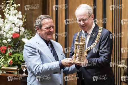 Empfang zum 75. Geburtstag von Gehard Schröder in Hannover