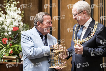 Empfang zum 75. Geburtstag von Gehard Schröder in Hannover