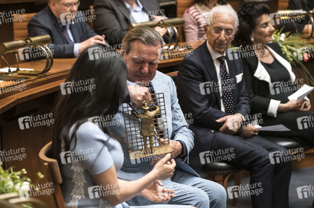Empfang zum 75. Geburtstag von Gehard Schröder in Hannover