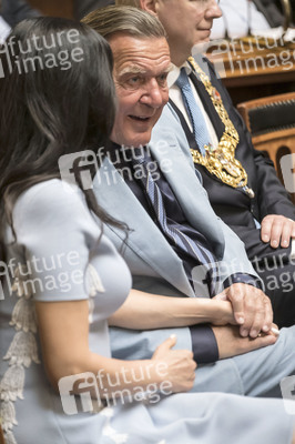 Empfang zum 75. Geburtstag von Gehard Schröder in Hannover
