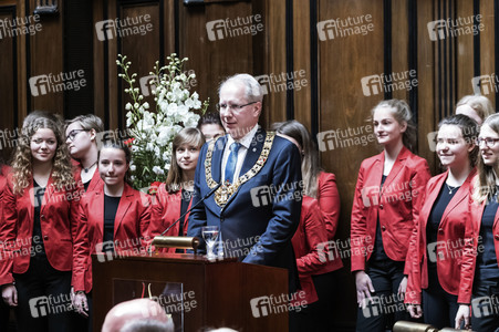 Empfang zum 75. Geburtstag von Gehard Schröder in Hannover