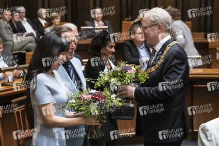 Empfang zum 75. Geburtstag von Gehard Schröder in Hannover